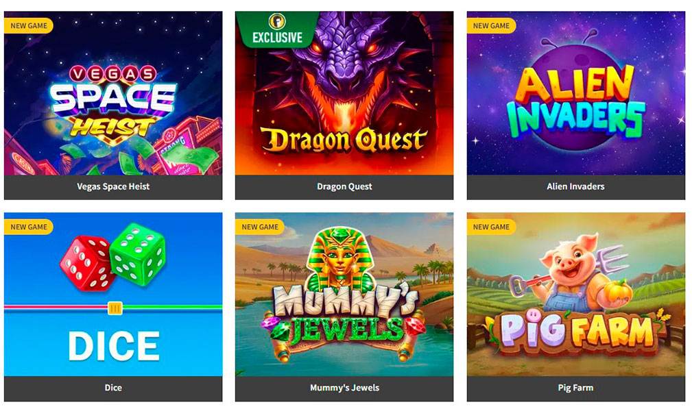 Joe Fortune Casino New Games