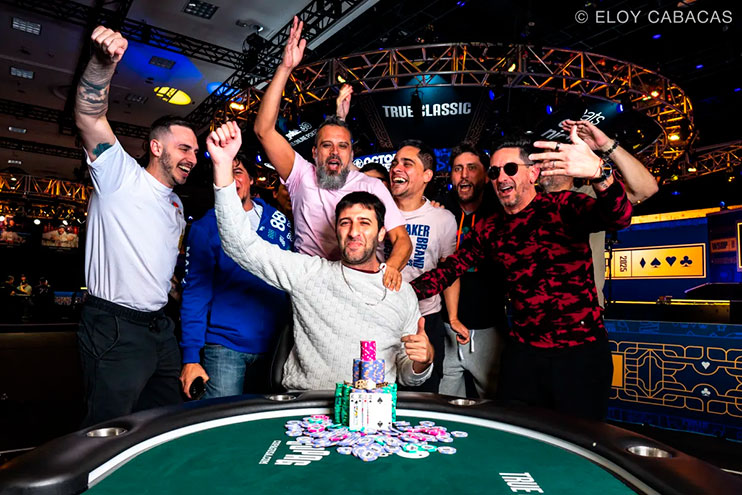 El Bullicioso Festejo De Leiva Con Sus Amigos Y Compatriotas Argentinos Wsop