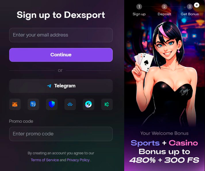 Dexsport Registration