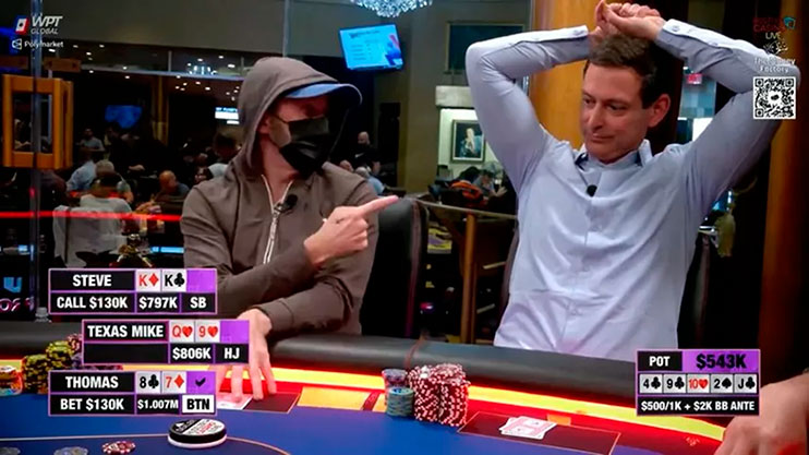 Томас Голдштейн на Hustler Million Dollar Game