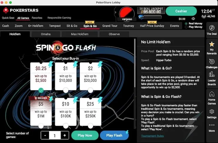 PokerStars Spin&Go