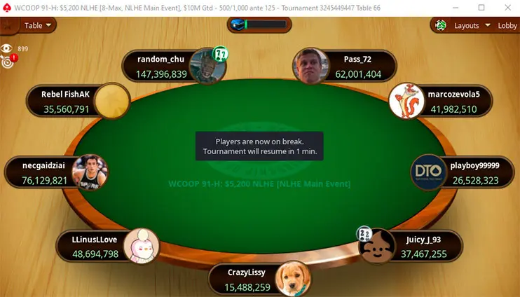 ME WCOOP 2021 фин�альный стол