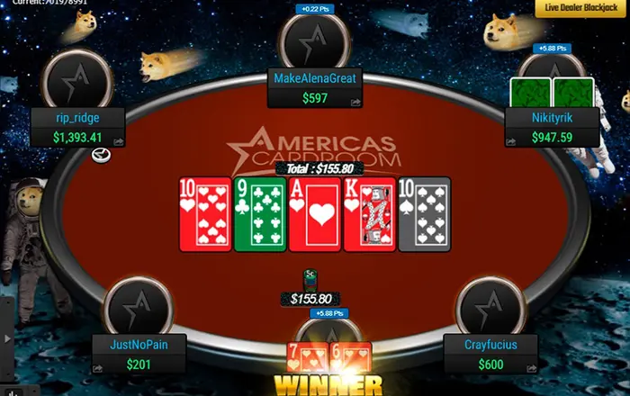 ACR Poker стол NL1000